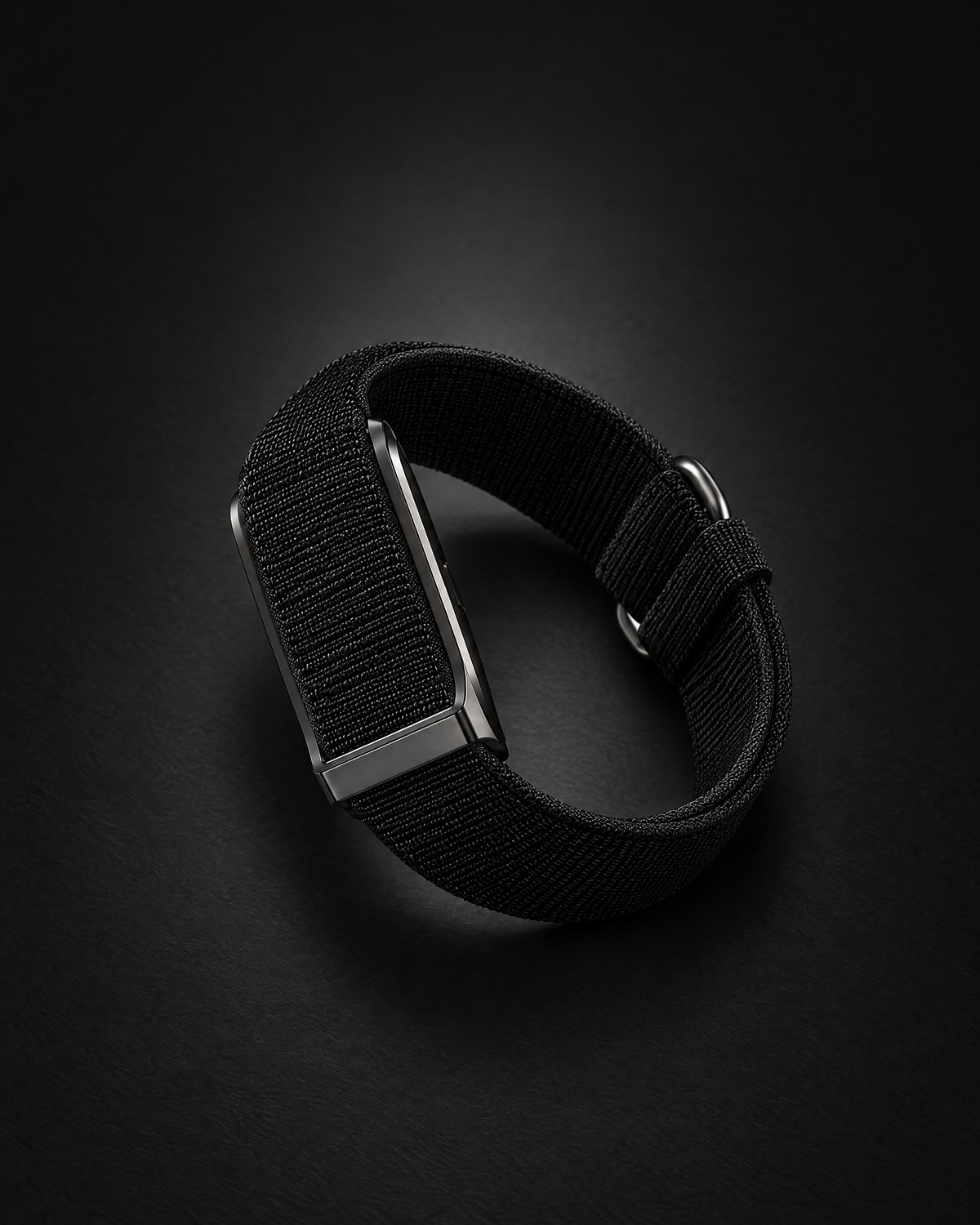 Bracelet PracticTech posé sur fond sombre