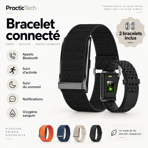 Bracelet connecté PracticTech — image principale