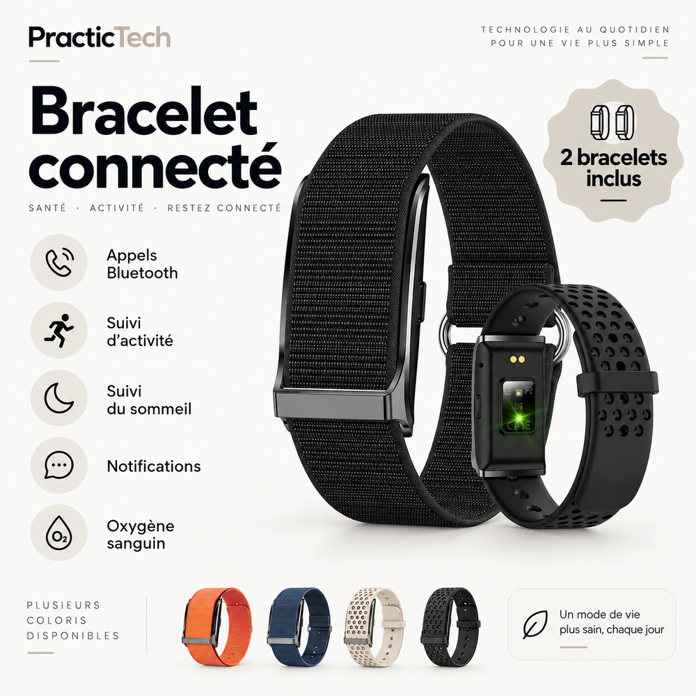 Bracelet connecte PracticTech